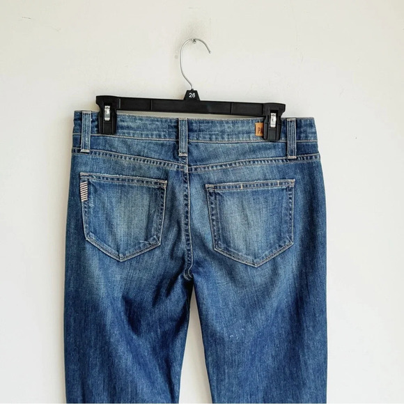 PAIGE | Jimmy Jimmy Skinny Dark Wash Distressed Jeans | 25 - Picture 4 of 6